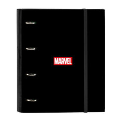 Gredzenveida stiprinājums Marvel Melns (27 x 32 x 3.5 cm) cena un informācija | Kancelejas preces | 220.lv