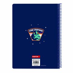 Записная книга на пружине Buzz Lightyear Тёмно Синий A5 цена и информация | Канцелярия | 220.lv