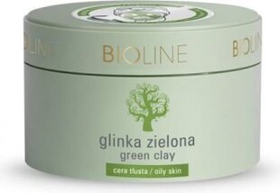 Zaļā māla sejas maska Bioline, 150 g cena un informācija | Sejas maskas, acu maskas | 220.lv