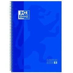 ноутбук Oxford European Book Тёмно Синий A4 5 штук цена и информация | Канцелярия | 220.lv