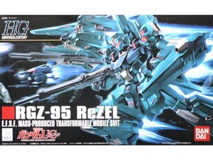 Bandai - HGUC RGZ-95 ReZel, 1/144, 64089 cena un informācija | Konstruktori | 220.lv