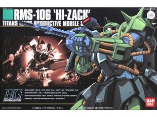 Bandai - HGUC RMS-106 Hi-Zack Titans Mass Productive Mobile Suite, 1/144, 57950 cena un informācija | Konstruktori | 220.lv