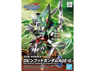 Bandai - SDW Heroes Robinhood Gundam AGE-2, 62173 cena un informācija | Konstruktori | 220.lv