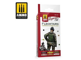 AMMO MIG - Akrils krāsu komplekts Flecktarn German Camouflage, 7037 cena un informācija | Modelēšanas un zīmēšanas piederumi | 220.lv