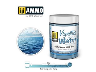 AMMO MIG - Akrila ūdens PACIFIC WATERS, 100ml, 2241 cena un informācija | Modelēšanas un zīmēšanas piederumi | 220.lv