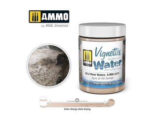 AMMO MIG - Akrila ūdens WILD RIVER WATERS, 100ml, 2243 cena un informācija | Modelēšanas un zīmēšanas piederumi | 220.lv