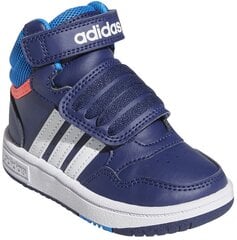 Adidas Apavi Hoops Mid 3.0 Ac I Blue GW0406 GW0406/9.5K цена и информация | Детская спортивная обувь | 220.lv