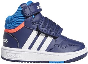 Adidas Apavi Hoops Mid 3.0 Ac I Blue GW0406 GW0406/9.5K cena un informācija | Sporta apavi bērniem | 220.lv