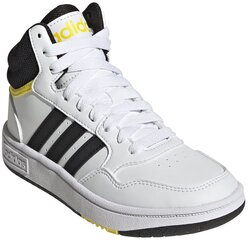 Детские кеды Adidas Hoops Mid 3.0 K White GZ1928 GZ1928/5 цена и информация | Стильные кеды для детей | 220.lv