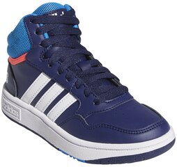 Adidas Apavi Hoops 3.0 Mid Blue GW0400 GW0400/3 cena un informācija | Sporta apavi bērniem | 220.lv