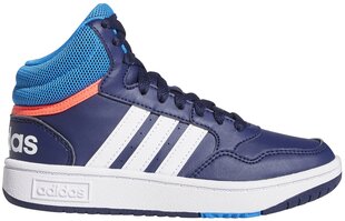 Adidas Apavi Hoops 3.0 Mid Blue GW0400 GW0400/3 cena un informācija | Sporta apavi bērniem | 220.lv