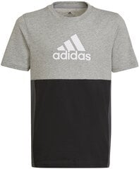 Футболка Adidas U Cb Tee Black Grey HN8561 HN8561/128 цена и информация | Рубашки для мальчиков | 220.lv