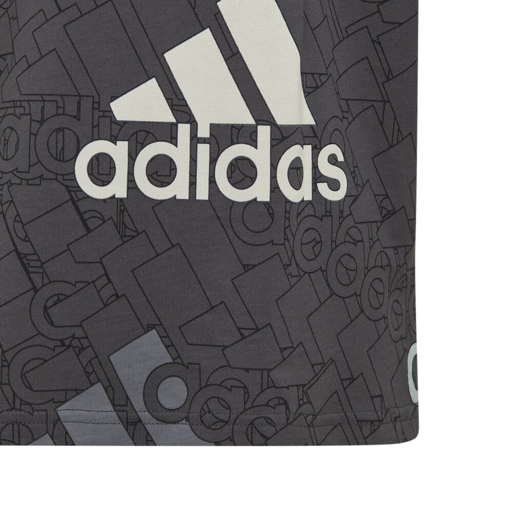 Adidas T-Krekli U Bl Logo Tee Grey HP0819 HP0819/140 цена и информация | Zēnu krekli | 220.lv