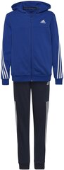 Спортивный костюм Adidas B Cotton Ts Black Blue HP1437 HP1437/140 цена и информация | Комплекты для мальчиков | 220.lv