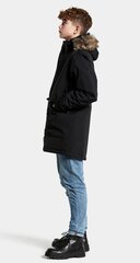 Didriksons zēnu ziemas virsjaka MADI, melnā krāsā 150 907160573 cena un informācija | Ziemas apģērbs bērniem | 220.lv