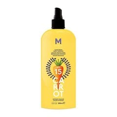 Saules aizsargkrēms Mediterraneo Sun Carrot Sunscreen Dark Tanning Spf15, 100 ml cena un informācija | Sauļošanās krēmi | 220.lv