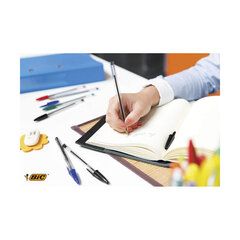 Pildspalva Bic Cristal 50 gb. Sarkans PVC cena un informācija | Rakstāmpiederumi | 220.lv