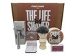Skūšanās līdzekļu komplekts ar divpusēju skuvekli Men Rock Ultimate Shaving Gift Set Sandalwood cena un informācija | Skūšanās piederumi, kosmētika | 220.lv