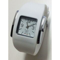 Vīriešu Pulkstenis Overclock GENT RIDER LARGE WHITE (Ø 39 mm) S7211434 cena un informācija | Vīriešu pulksteņi | 220.lv