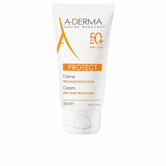 Saules aizsargkrēms A-Derma Protect Very High Protection Cream Spf50 +, 40 ml цена и информация | Кремы от загара | 220.lv