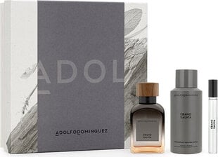 Komplekts Adolfo Dominguez Ebano Salvia vīriešiem: parfum EDP, 120 ml + 10 ml + dezodorants, 150 ml cena un informācija | Vīriešu smaržas | 220.lv