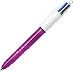 Ручка Bic Shine Silver, 12 шт. цена и информация | Письменные принадлежности | 220.lv