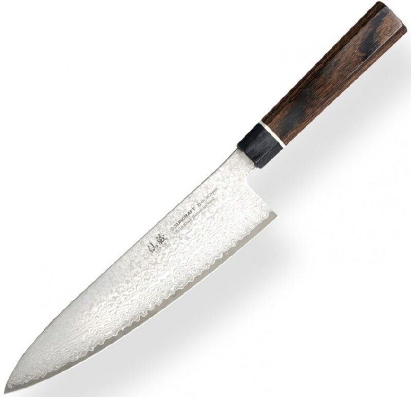 Nazis Suncraft Senzo Black BD-05 Chefs Knife (20 cm) цена и информация | Naži un to piederumi | 220.lv