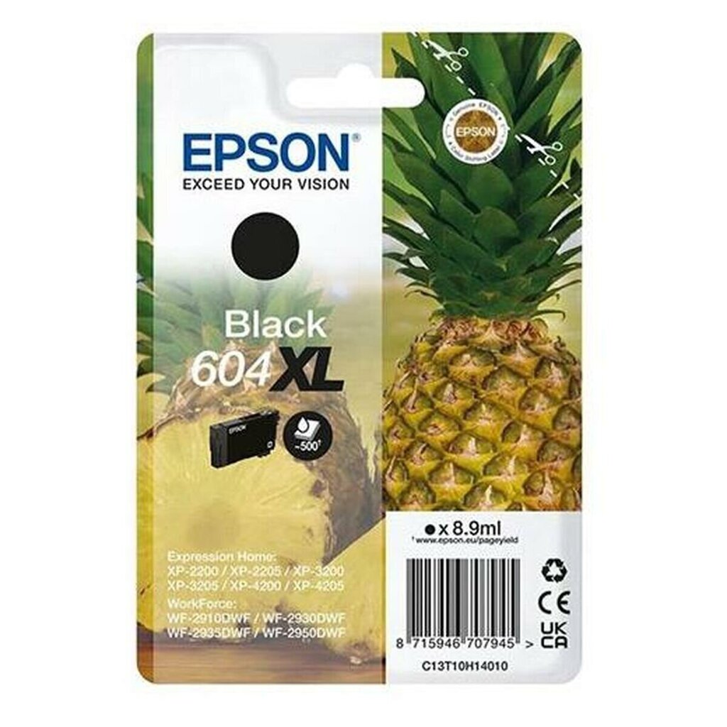 Oriģinālais Tintes Kārtridžs Epson 604XL Melns цена и информация | Tintes kārtridži | 220.lv