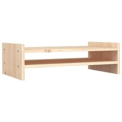 vidaXL monitora paliktnis, 50x27x15 cm, priedes masīvkoks цена и информация | vidaXL Компьютерная техника | 220.lv