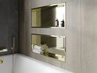 Mexen X-Wall-R iebūvējams sienas plaukts, 75x30 cm, Gold цена и информация | Vannas istabas aksesuāri | 220.lv
