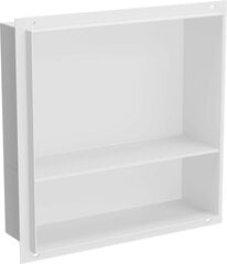 Mexen X-Wall-NR iebūvējams sienas plaukts 2l, 30x30 cm, White цена и информация | Аксессуары для ванной комнаты | 220.lv