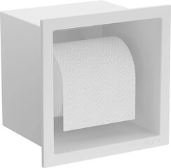 Mexen X-Wall-P zemapmetuma tualetes papīra turētājs, White cena un informācija | Vannas istabas aksesuāri | 220.lv