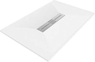 Taisnstūra dušas paliktnis Mexen Toro SMC ar sifonu, White, 140x70,80,90 cm цена и информация | Душевые поддоны | 220.lv