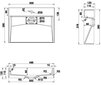 Konglomerāta izlietne Mexen Ava 1/O, 50x38 cm цена и информация | Izlietnes | 220.lv
