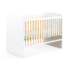Bērnu gulta Klups Hen Karolina II, 120x60, baltas krāsas цена и информация | Детские кроватки | 220.lv