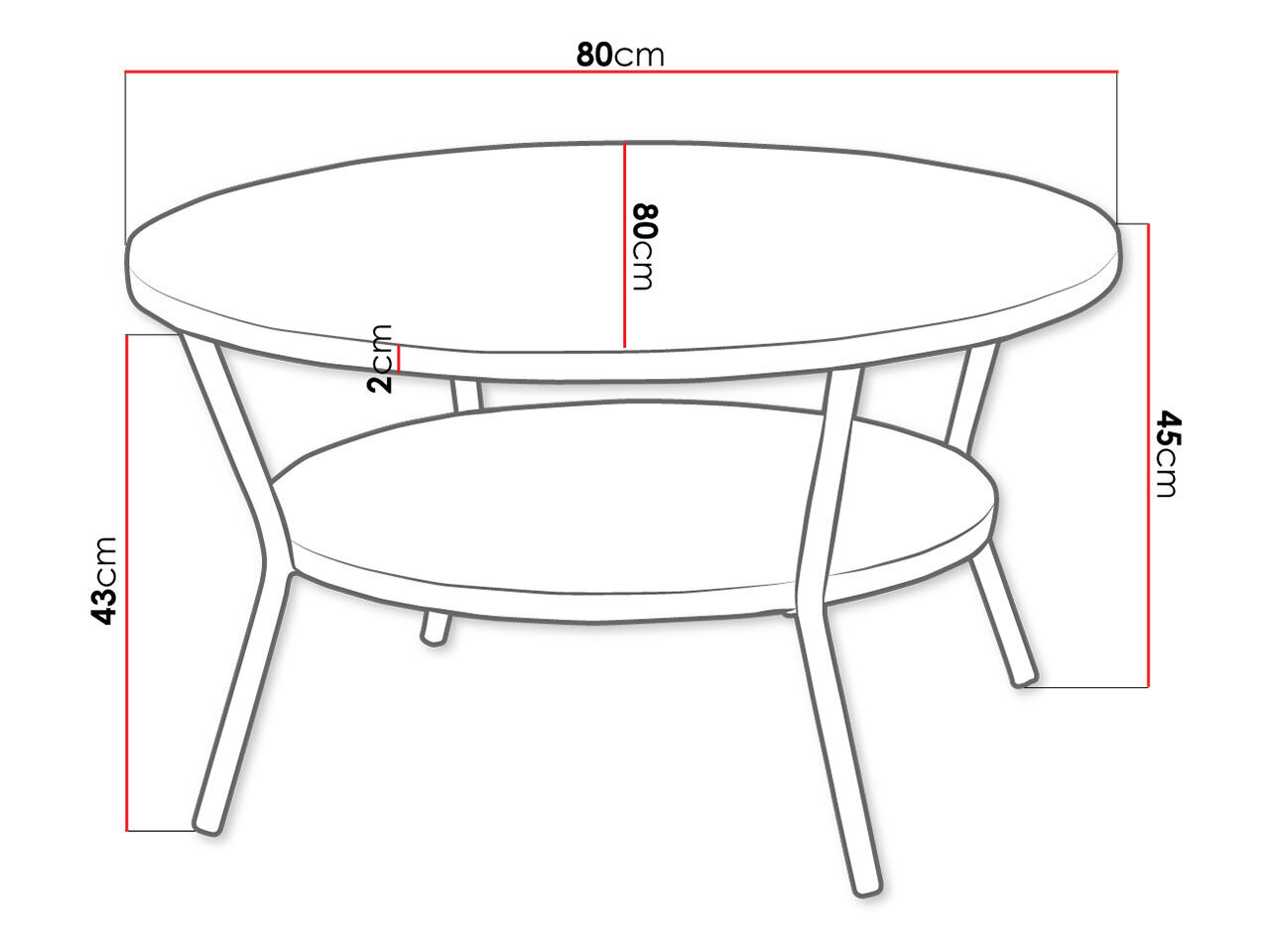 Dīvāna galds ANKYL-dąbīga / dąbīga + melna metāla cena un informācija | Žurnālgaldiņi | 220.lv