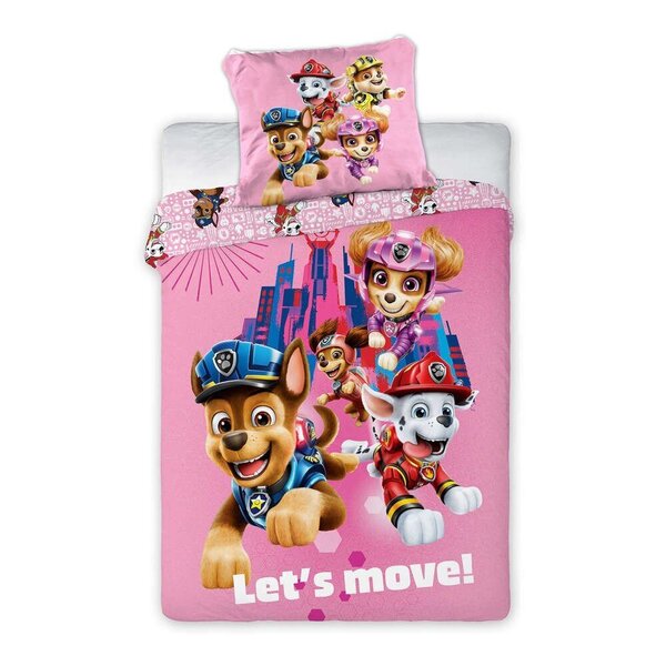 Bērnu gultas veļas komplekts Paw Patrol 140x200, 2 daļas cena | 220.lv