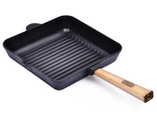 "BRIZOLL" grilpanna čuguna OPTIMA ar rokturi 28х28х5.7 cm цена и информация | Cковородки | 220.lv