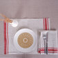 Lina galda salvetes, sarkanas svītrainas, 4 gab. cena un informācija | Galdauti, salvetes | 220.lv
