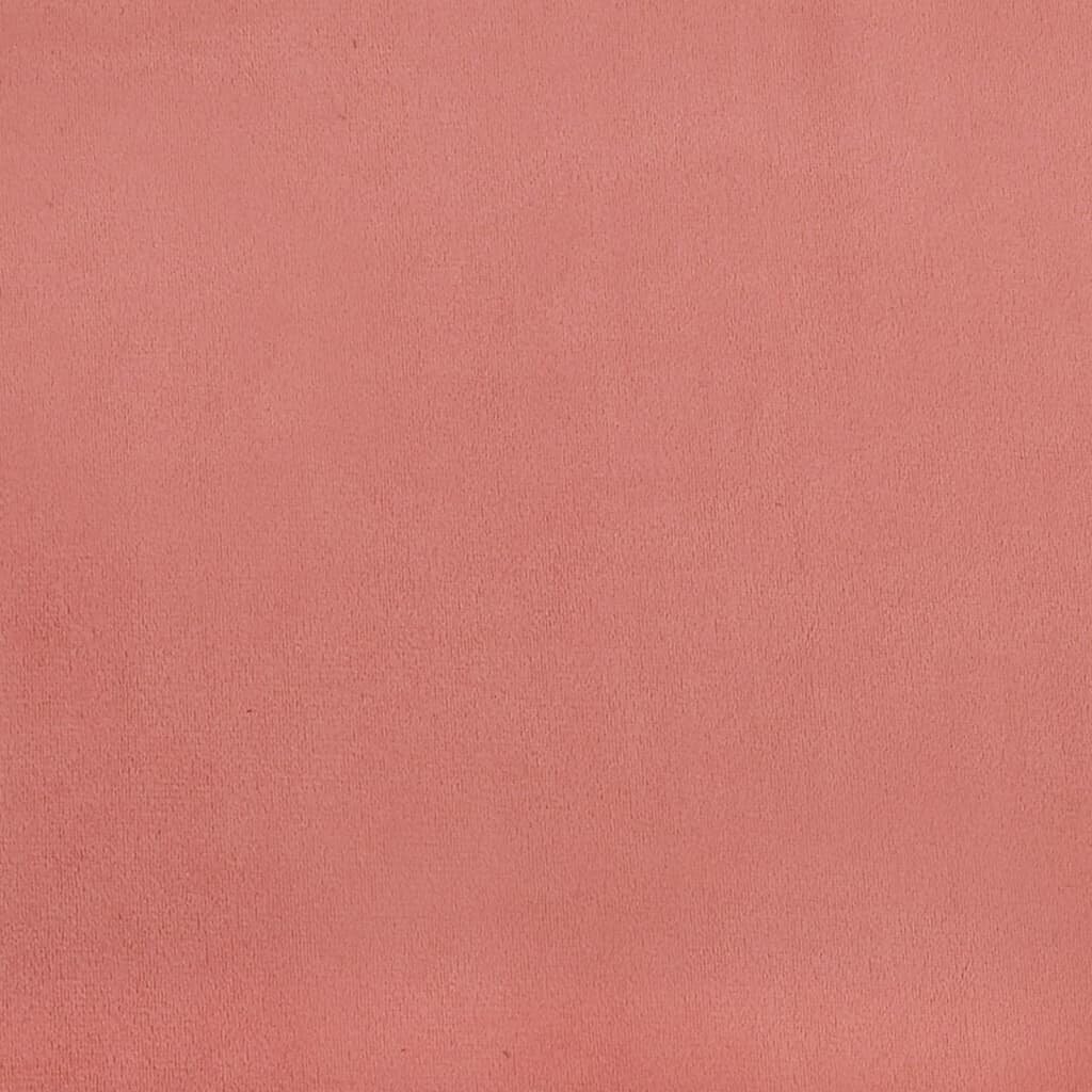 vidaXL dekoratīvi spilveni, 2 gab., rozā, Ø15x50 cm, samts cena un informācija | Dekoratīvie spilveni un spilvendrānas | 220.lv