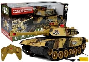 Liels radiovadāms tanks War Tank zaļš cena un informācija | Rotaļlietas zēniem | 220.lv