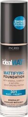 Grima bāze Ingrid Fluid Ideal Matt 30 ml, Nr. 302 цена и информация | Пудры, базы под макияж | 220.lv