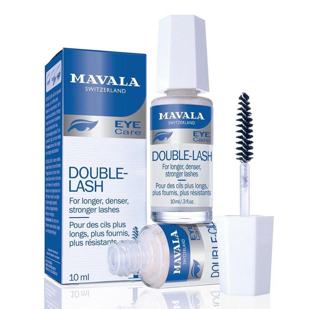 Skropstu un uzacu serums Double lash Mavala 10 ml цена и информация | Acu ēnas, skropstu tušas, zīmuļi, serumi | 220.lv