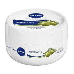 Увлажняющий крем для тела для сухой кожи Nivea с оливковым маслом, 200 мл цена и информация | Кремы, лосьоны для тела | 220.lv