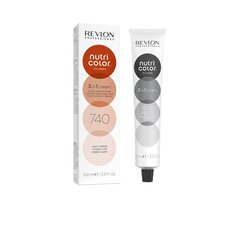 Matu krāsa Revlon 3 vienā krēms 740 gaišs varš 100 ml cena un informācija | Matu krāsas | 220.lv