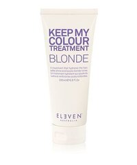 Matu maska Eleven australia keep my color blonde Izgaismoti gaiši mati 200 ml цена и информация | Средства для укрепления волос | 220.lv