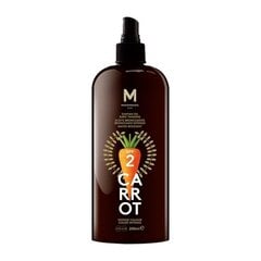 Крем для загара Mediterraneo Sun Carrot Suntan Oil Dark Tanning SPF2, 200 мл цена и информация | Кремы от загара | 220.lv