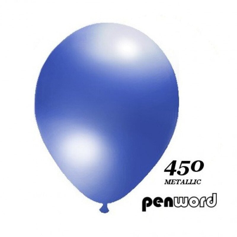 Baloni Metalic Penword, 100 gab., zili цена и информация | Baloni | 220.lv