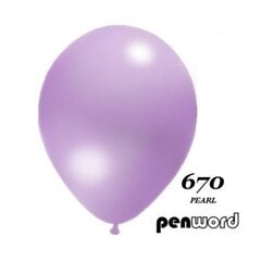 Metalic Penword воздушные шары 100шт светло-фиолетовые цена и информация | Шарики | 220.lv