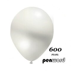 Metalic Penword воздушные шары 100шт белые цена и информация | Шарики | 220.lv